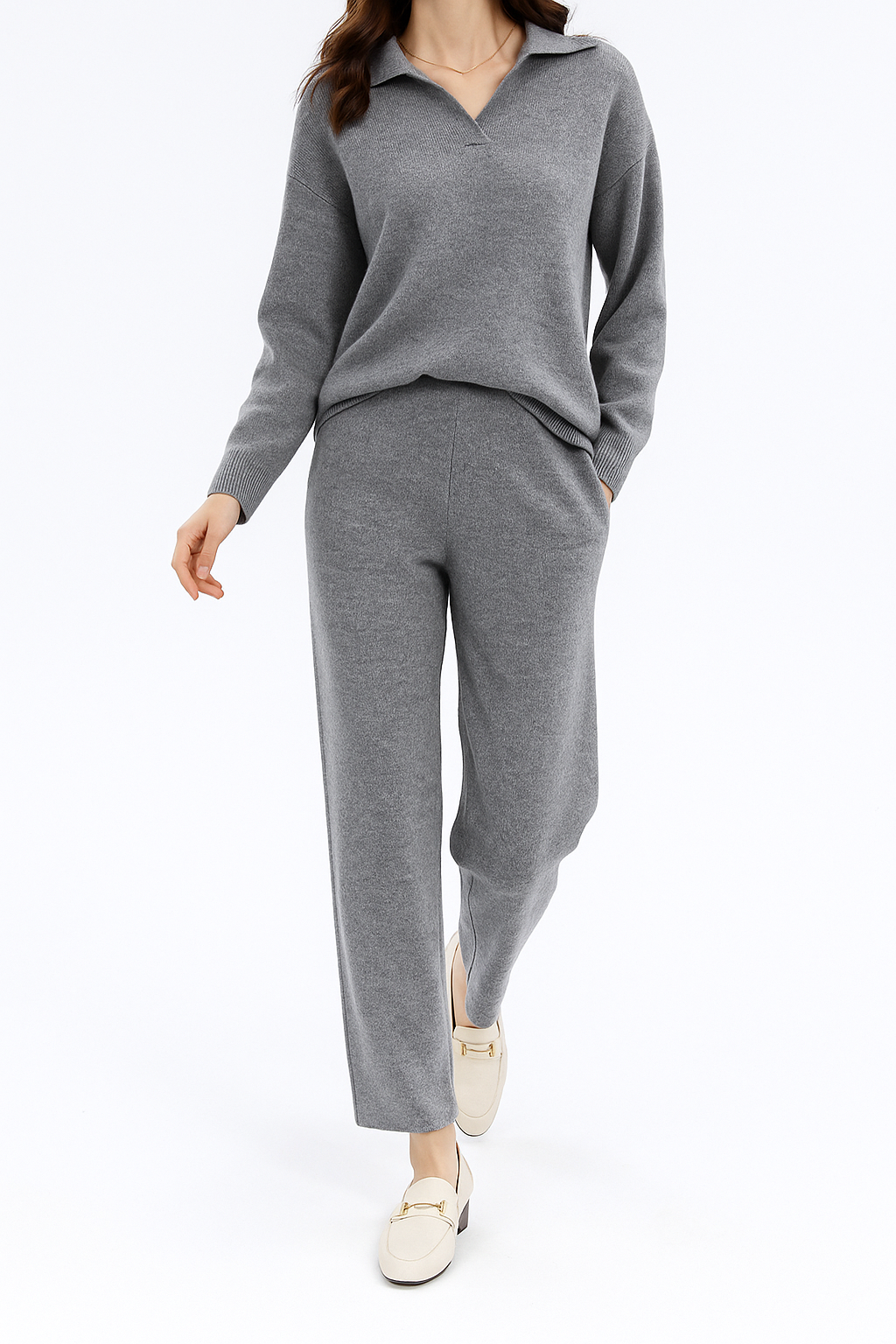 Grace | Polo Knit Set