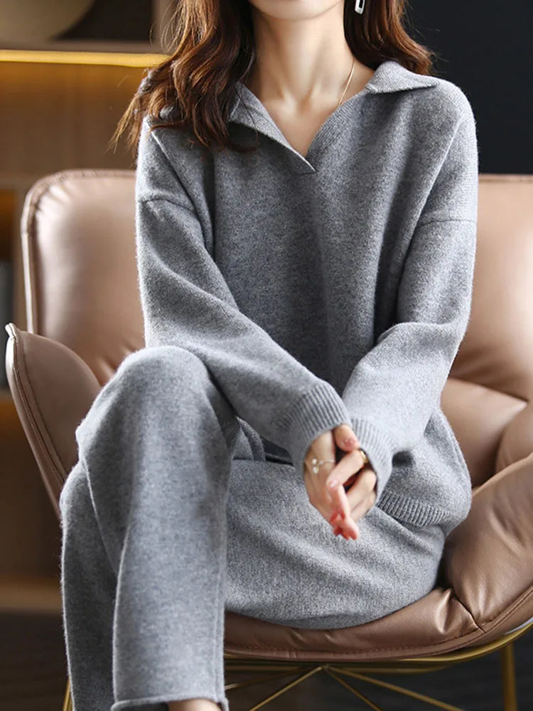 Grace | Polo Knit Set
