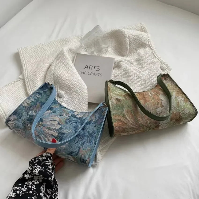 Margot Canvas Shoulder Bag